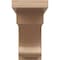 Ekena Millwork 6"W x 18"D x 12"H Classic Alma Rough Cedar Woodgrain TimberThane Corbel, Primed Tan CORUR06X18X12ALMRCPR - alternate 6